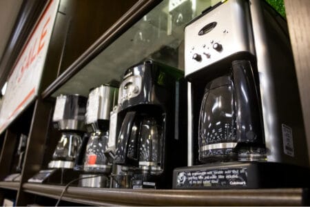 Four sets of coffee machines