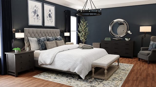 a beautiful modern bedroom design