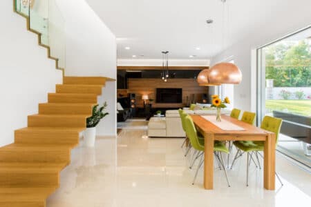 neutral pantones modern house interior