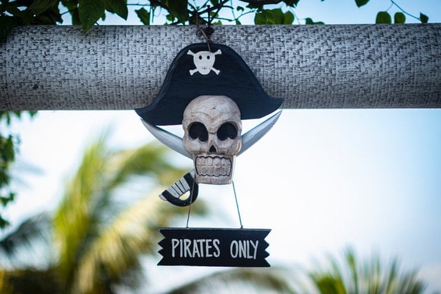 A pirate themed decor for parties